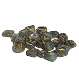 Gemstone Rune Set - Labradorite - Magick Magick.com