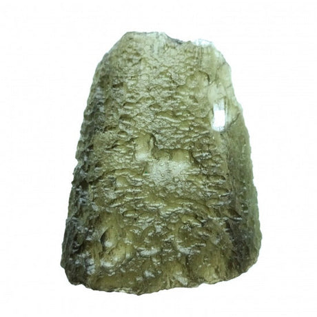 Genuine Moldavite Angel Chime Rough Gemstone - 10.4 grams / 52 ct (44 x 33 x 4 mm) - Magick Magick.com