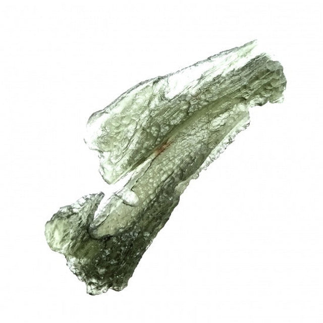 Genuine Moldavite Angel Chime Rough Gemstone - 10.7 grams / 54 ct (63 x 25 x 8 mm) - Magick Magick.com