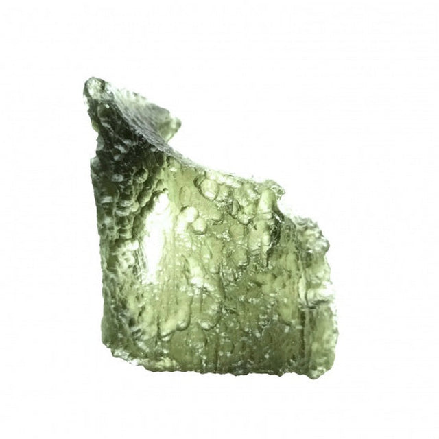 Genuine Moldavite Angel Chime Rough Gemstone - 13.1 grams / 66 ct (38 x 36 x 6 mm) - Magick Magick.com