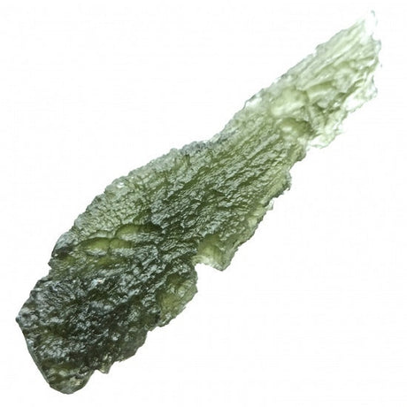 Genuine Moldavite Angel Chime Rough Gemstone - 16.5 grams / 83 ct (70 x 20 x 14 mm) - Magick Magick.com