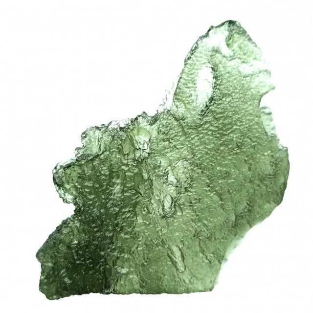 Genuine Moldavite Angel Chime Rough Gemstone - 18.1 grams / 91 ct (70 x 41 x 6 mm) - Magick Magick.com