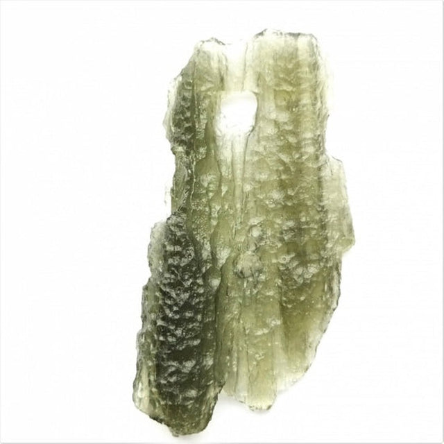 Genuine Moldavite Angel Chime Rough Gemstone - 5.8 grams / 29 ct (49 x 26 x 4 mm) - Magick Magick.com