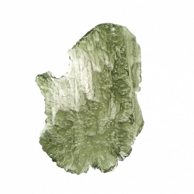 Genuine Moldavite Angel Chime Rough Gemstone - 6.2 grams / 31 ct (42 x 30 x 3 mm) - Magick Magick.com