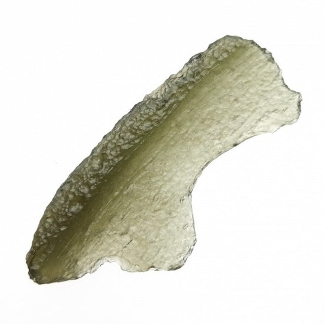 Genuine Moldavite Angel Chime Rough Gemstone - 6.5 grams / 33 ct (54 x 24 x 6 mm) - Magick Magick.com