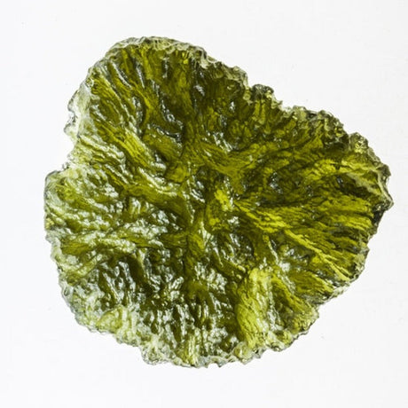 Genuine Moldavite Rough Gemstone - 10.0 grams / 50 ct (32 x 28 x 7 mm) - Magick Magick.com