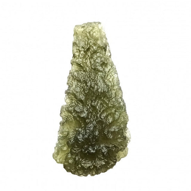 Genuine Moldavite Rough Gemstone - 10.4 grams / 52 ct (45 x 23 x 9 mm) - Magick Magick.com