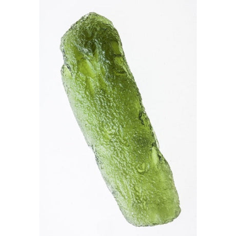 Genuine Moldavite Rough Gemstone - 11.5 grams / 58 ct (53 x 16 x 9 mm) - Magick Magick.com