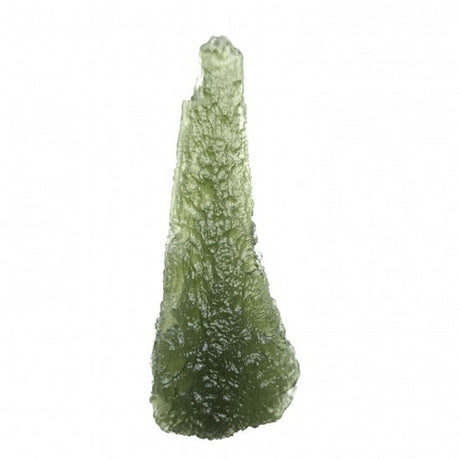 Genuine Moldavite Rough Gemstone - 12.7 grams / 64 ct (62 x 23 x 10 mm) - Magick Magick.com