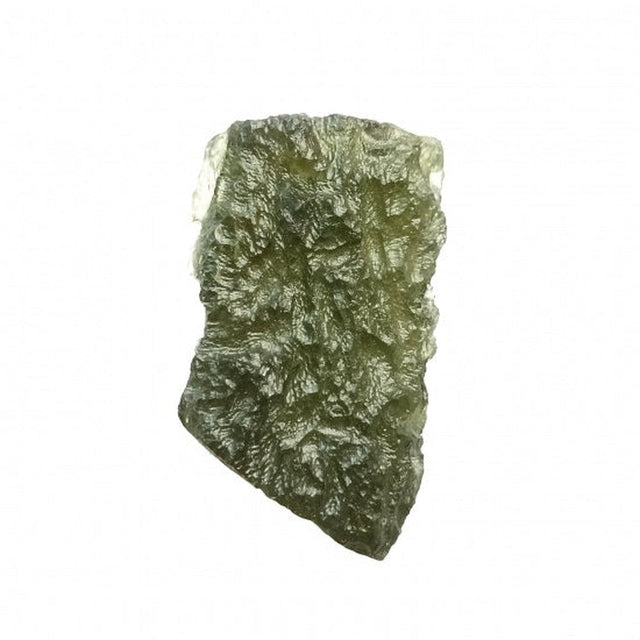 Genuine Moldavite Rough Gemstone - 12.9 grams / 65 ct (38 x 23 x 11 mm) - Magick Magick.com