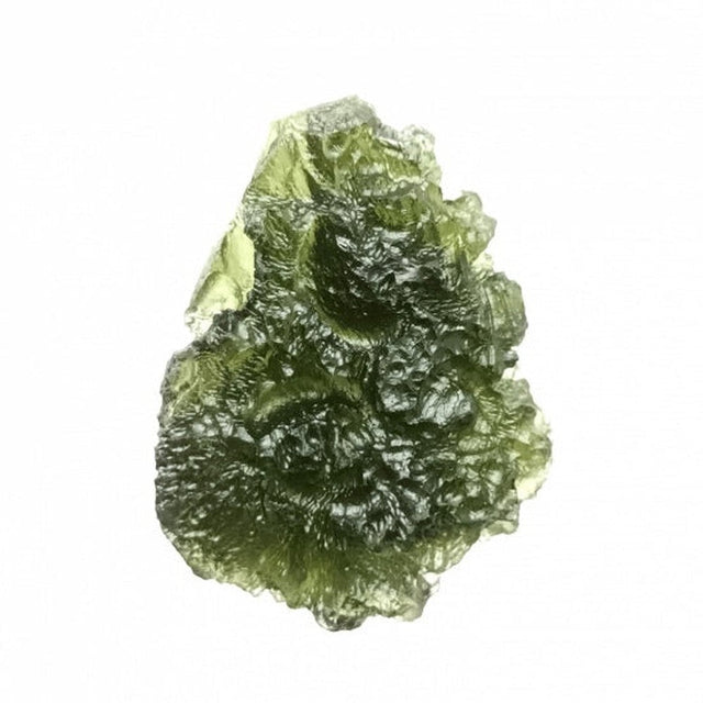 Genuine Moldavite Rough Gemstone - 14.9 grams / 75 ct (39 x 30 x 14 mm) - Magick Magick.com