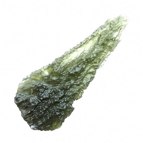 Genuine Moldavite Rough Gemstone - 18.4 grams / 92 ct (64 x 26 x 15 mm) - Magick Magick.com