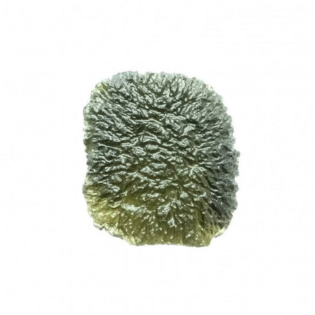 Genuine Moldavite Rough Gemstone - 19.0 grams / 95 ct (39 x 34 x 8 mm) - Magick Magick.com