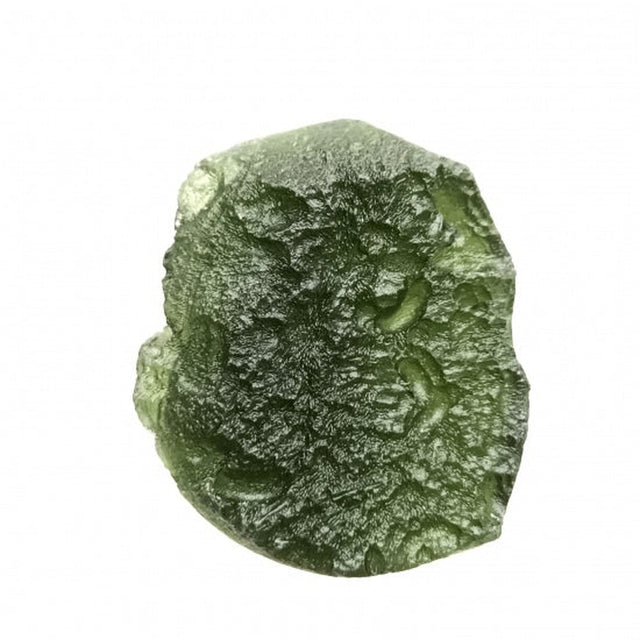 Genuine Moldavite Rough Gemstone - 20.6 grams / 103 ct (38 x 32 x 11 mm) - Magick Magick.com