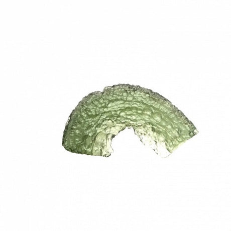 Genuine Moldavite Rough Gemstone - 3.0 grams / 15 ct (32 x 12 x 5 mm) - Magick Magick.com