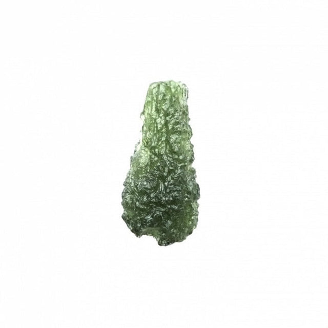 Genuine Moldavite Rough Gemstone - 3.3 grams / 17 ct (27 x 13 x 9 mm) - Magick Magick.com