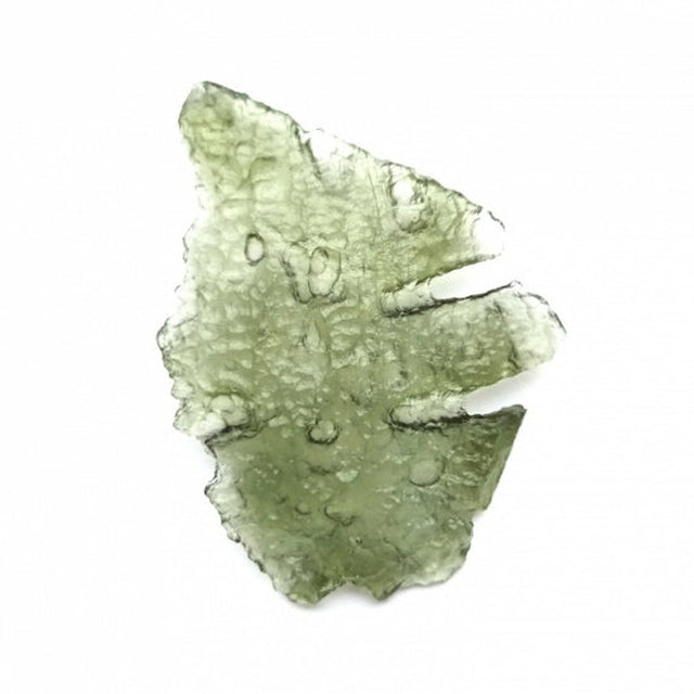 Genuine Moldavite Rough Gemstone - 3.5 grams / 18 ct (42 x 32 x 3 mm) - Magick Magick.com