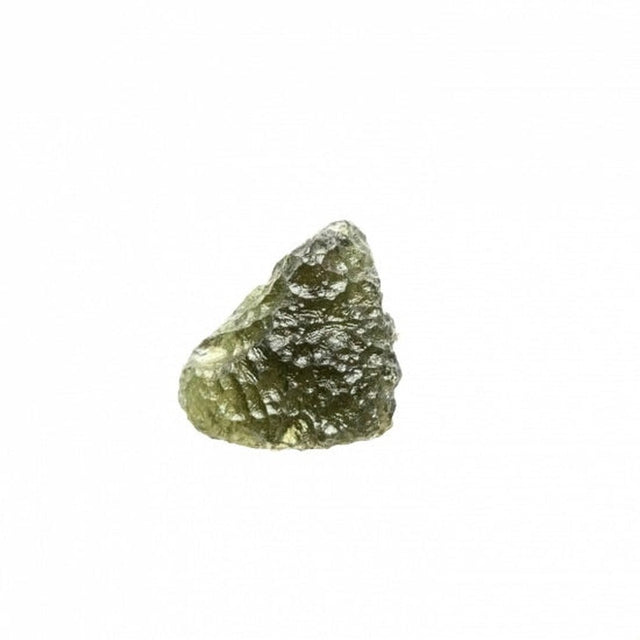 Genuine Moldavite Rough Gemstone - 3.8 grams / 19 ct (19 x 19 x 8 mm) - Magick Magick.com