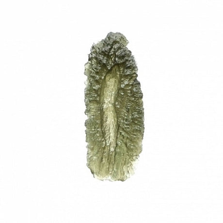 Genuine Moldavite Rough Gemstone - 3.9 grams / 20 ct (37 x 14 x 6 mm) - Magick Magick.com