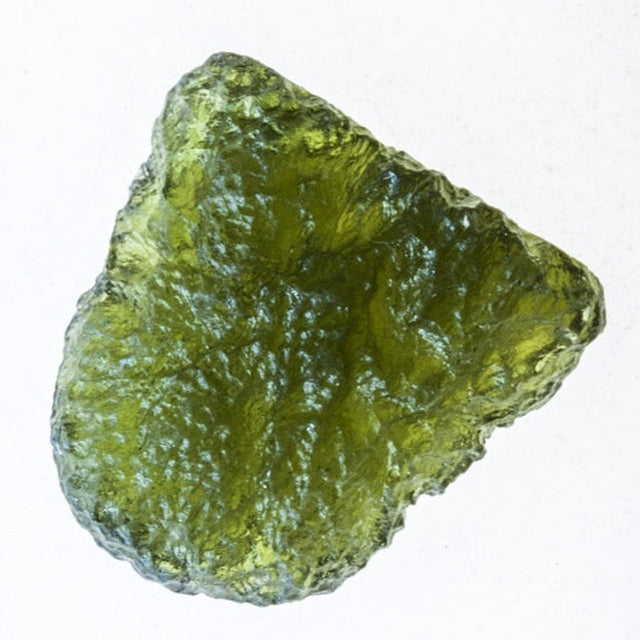 Genuine Moldavite Rough Gemstone - 4.0 grams / 20 ct (19 x 18 x 7 mm) - Magick Magick.com