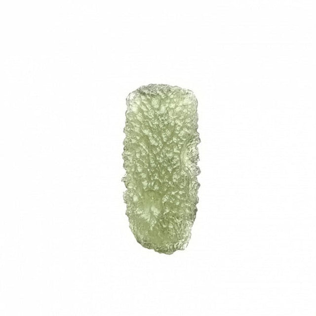 Genuine Moldavite Rough Gemstone - 4.9 grams / 25 ct (30 x 14 x 6 mm) - Magick Magick.com