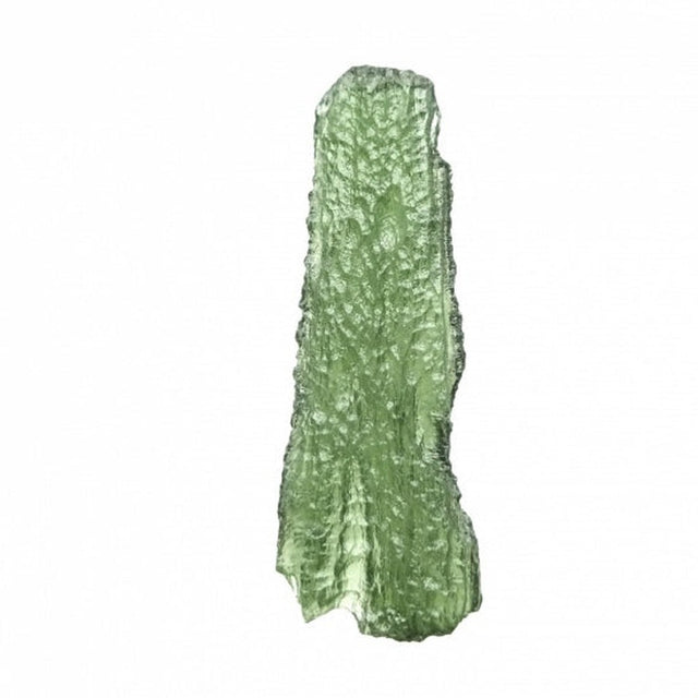 Genuine Moldavite Rough Gemstone - 5.3 grams / 27 ct (44 x 16 x 6 mm) - Magick Magick.com