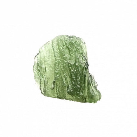 Genuine Moldavite Rough Gemstone - 5.4 grams / 27 ct (25 x 26 x 6 mm) - Magick Magick.com