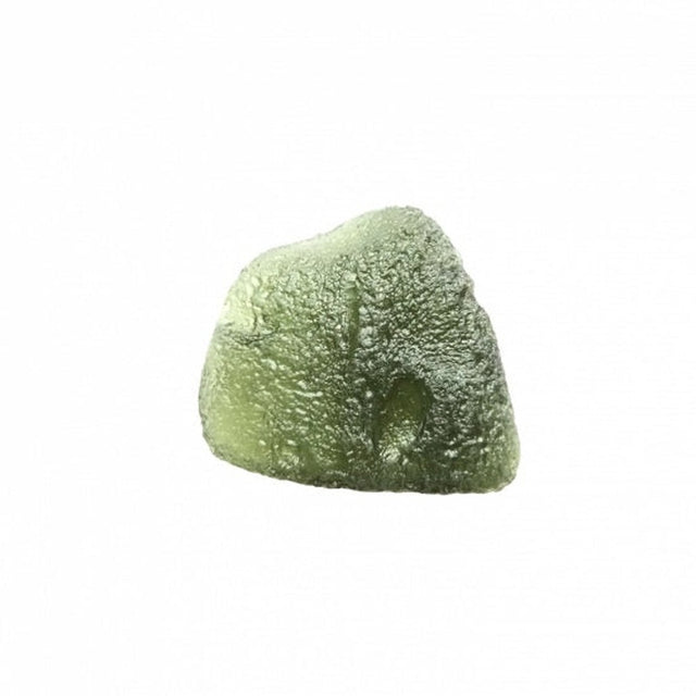 Genuine Moldavite Rough Gemstone - 6.1 grams / 31 ct (24 x 22 x 8 mm) - Magick Magick.com