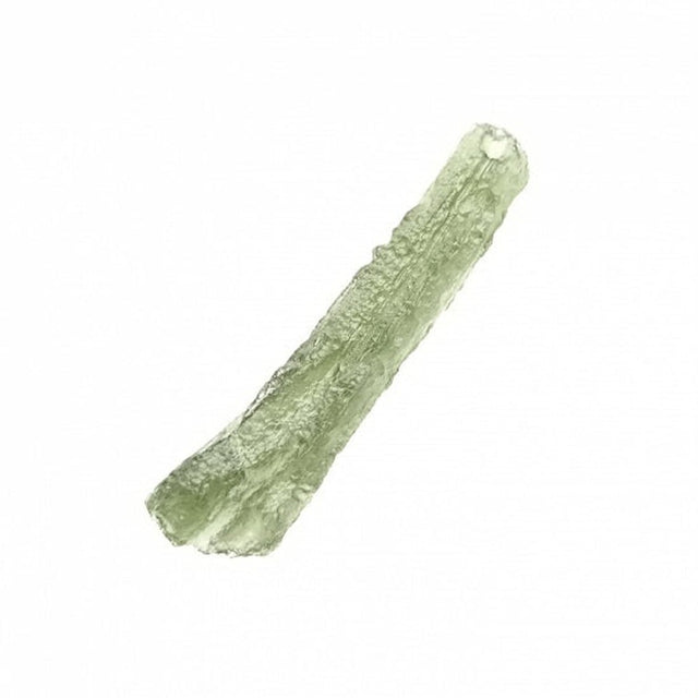 Genuine Moldavite Rough Gemstone - 6.7 grams / 34 ct (59 x 14 x 7 mm) - Magick Magick.com