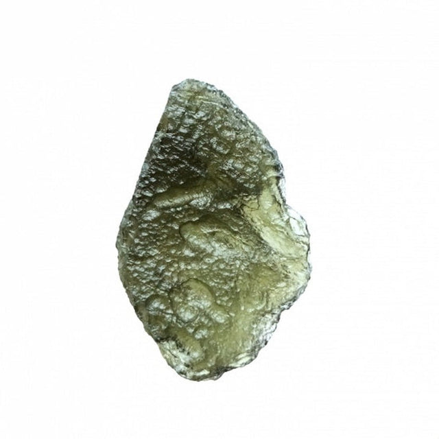 Genuine Moldavite Rough Gemstone - 8.0 grams / 40 ct (37 x 23 x 8 mm) - Magick Magick.com