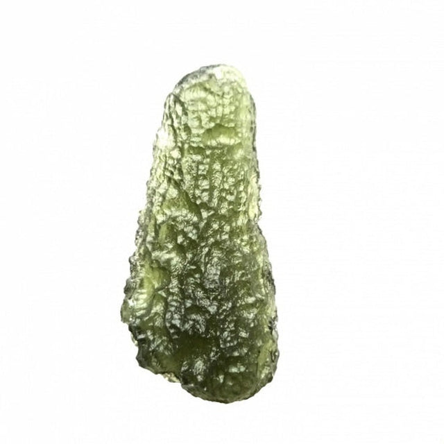 Genuine Moldavite Rough Gemstone - 8.1 grams / 41 ct (39 x 18 x 10 mm) - Magick Magick.com