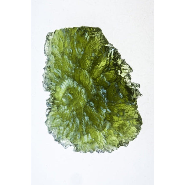 Genuine Moldavite Rough Gemstone - 8.5 grams / 43 ct (32 x 23 x 10 mm) - Magick Magick.com