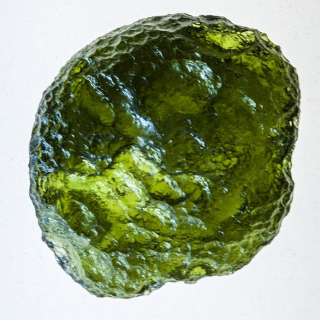 Genuine Moldavite Rough Gemstone - 9.3 grams / 47 ct (31 x 27 x 10 mm) - Magick Magick.com