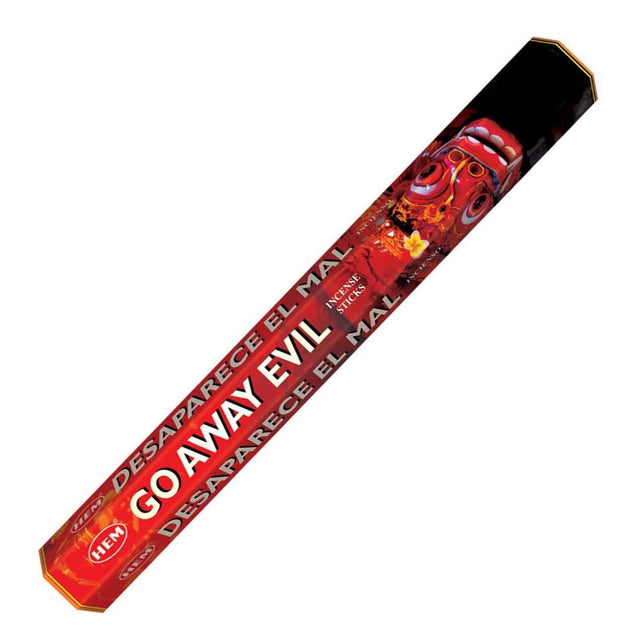 Go Away Evil HEM Incense Stick 20 Pack - Magick Magick.com