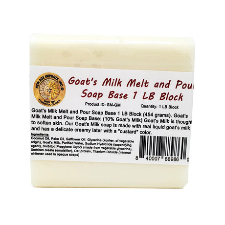 Goat's Milk Melt and Pour Block Soap Base - Magick Magick.com
