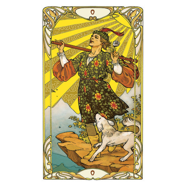Golden Art Nouveau Tarot Mini by Giulia F. Massaglia - Magick Magick.com