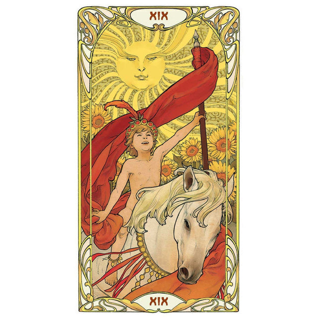 Golden Art Nouveau Tarot by Giulia F. Massaglia - Magick Magick.com