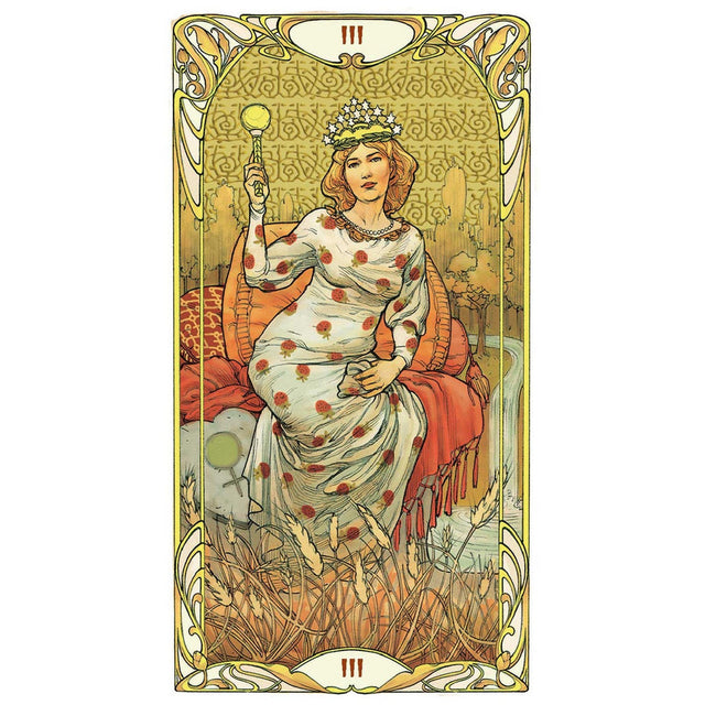 Golden Art Nouveau Tarot by Giulia F. Massaglia - Magick Magick.com