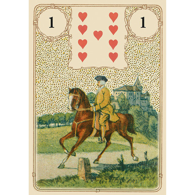 Golden Lenormand Oracle by Lo Scarabeo - Magick Magick.com
