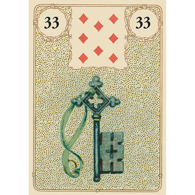 Golden Lenormand Oracle by Lo Scarabeo - Magick Magick.com