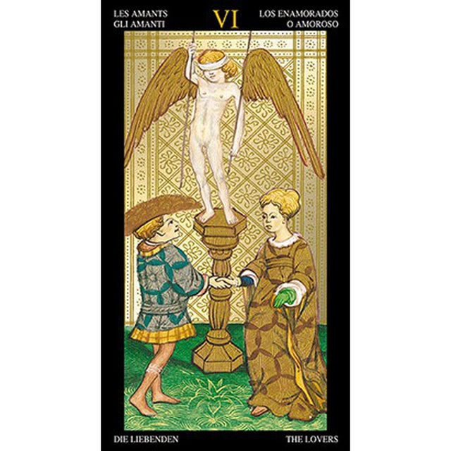 Golden Visconti Grand Trumps Tarot Deck by Lo Scarabeo - Magick Magick.com