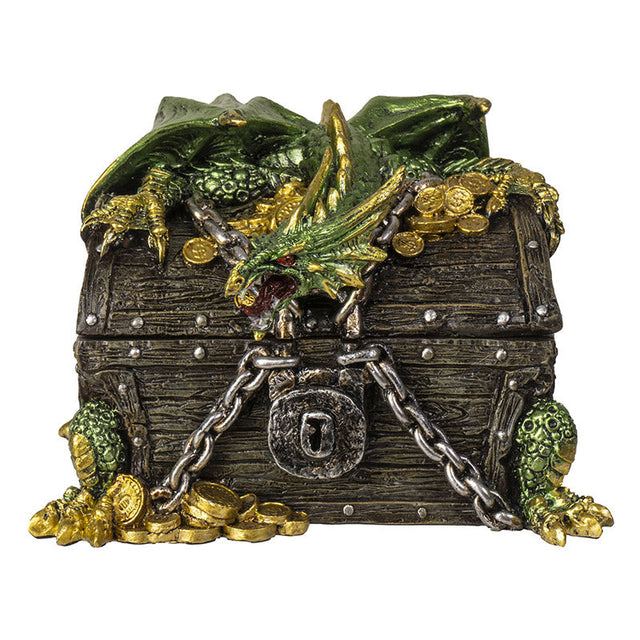 Green Dragon Guardian of the Treasure Display Box - Magick Magick.com