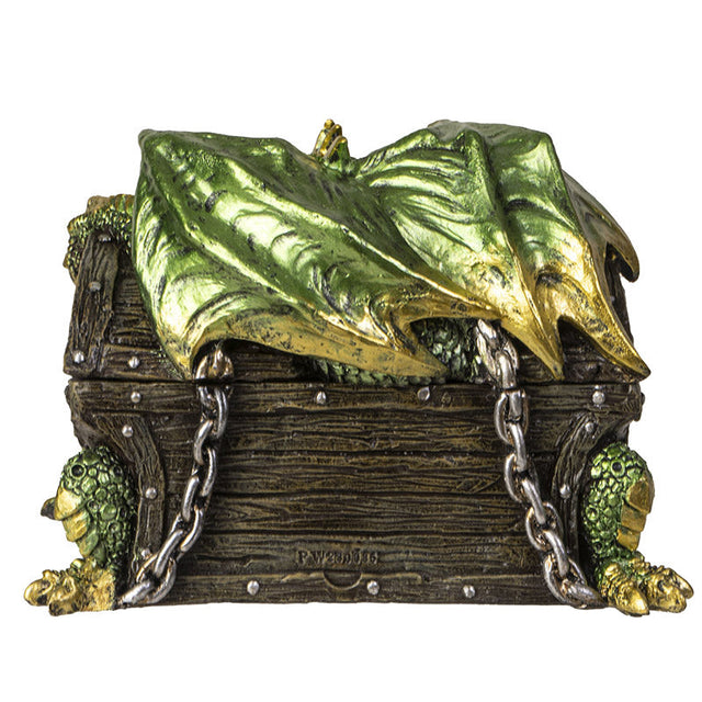 Green Dragon Guardian of the Treasure Display Box - Magick Magick.com