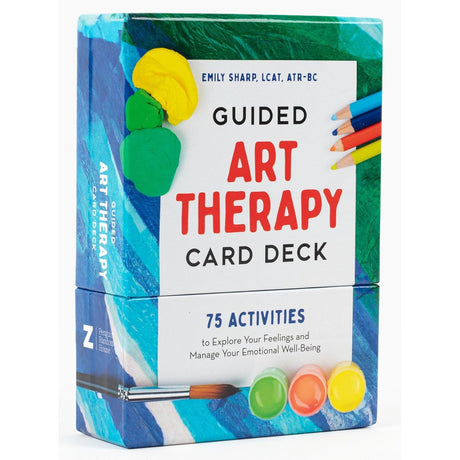 Guided Art Therapy Card Deck by Emily Sharp, LCAT, ATR-BC - Magick Magick.com