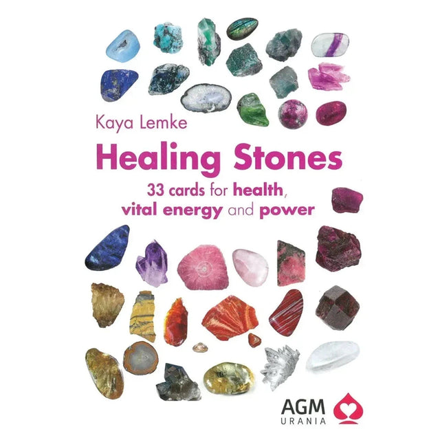 Healing Stones: 33 Cards for Health, Vital Energy and Power by Kaya Lemke - Magick Magick.com