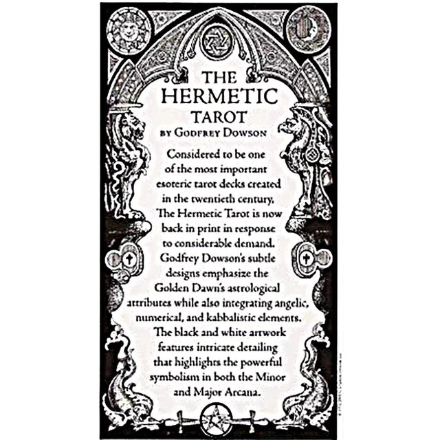 Hermetic Tarot Deck by Godfrey Dowson - Magick Magick.com