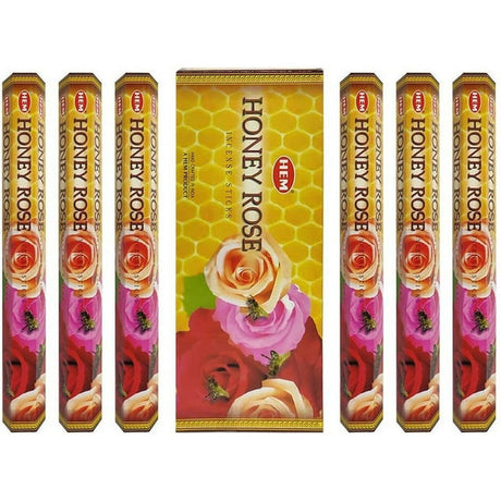 Honey Rose HEM Incense Stick 20 Pack - Magick Magick.com