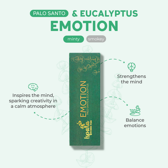 Ispalla - Emotion (Palo Santo & Eucalyptus) Incense Tablets (8 Pack) - Magick Magick.com
