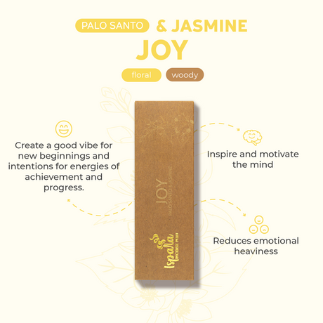 Ispalla - Joy (Palo Santo & Jasmine) Incense Tablets (8 Pack) - Magick Magick.com
