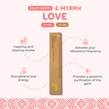 Ispalla - Love (Palo Santo & Myrrh) Incense Sticks (10 Pack) - Magick Magick.com